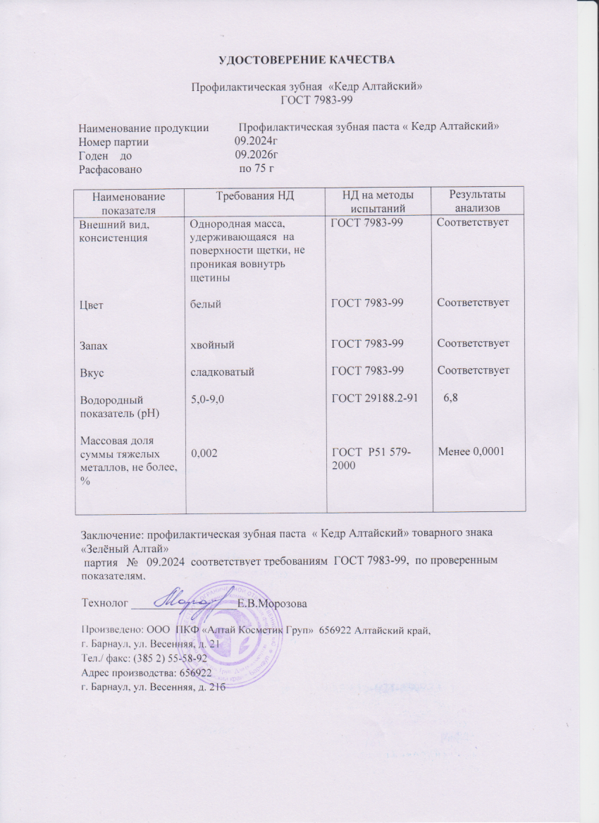 Паспорт №092024